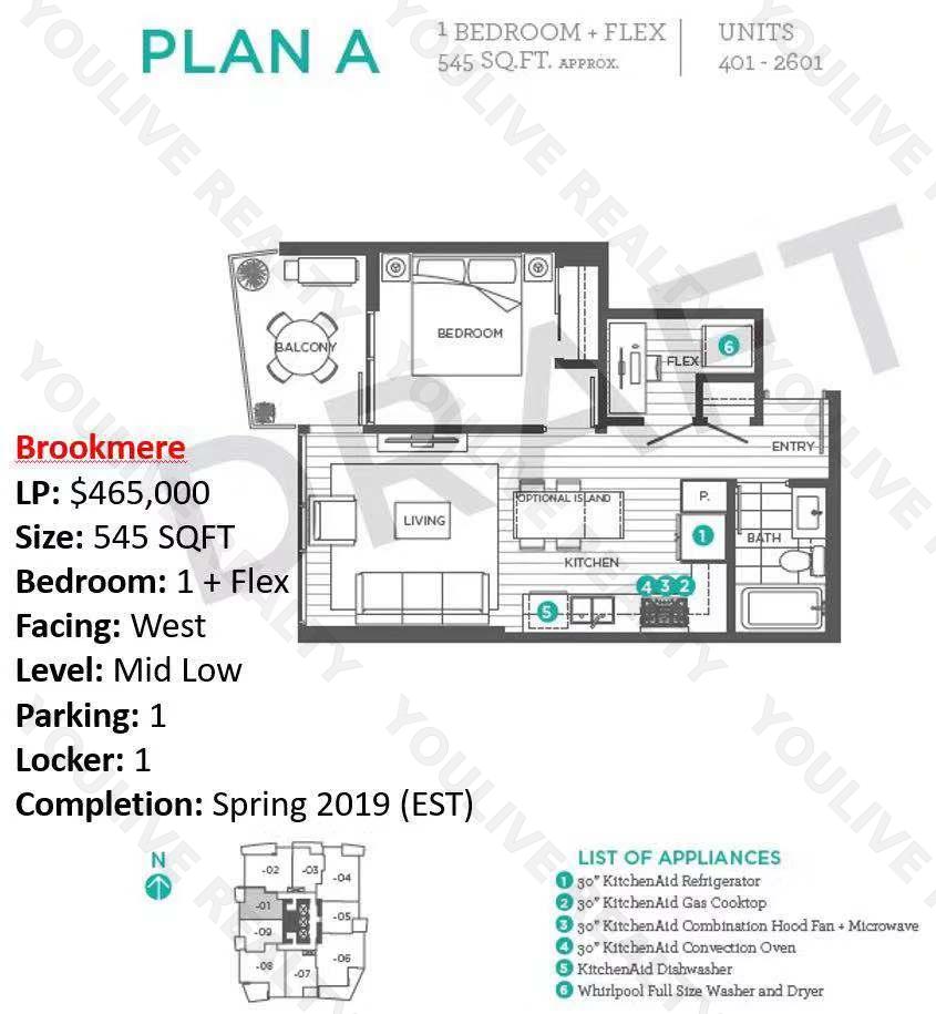 Brookmere 1 Bed Condo Assignment In Coquitlam Youlive Ca